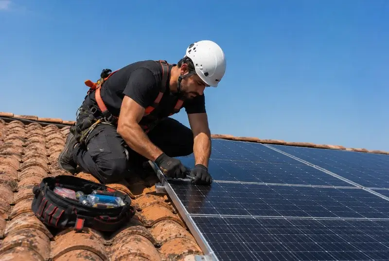 Maintenance et monitoring de panneaux solaires à Lent