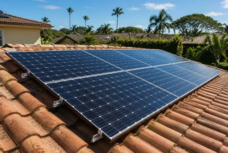 Installation de panneaux solaires à Lent
